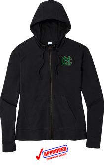 Sport-Tek Women's PosiCharge® Tri-Blend Wicking Fleece Full-Zip Hooded Jacket